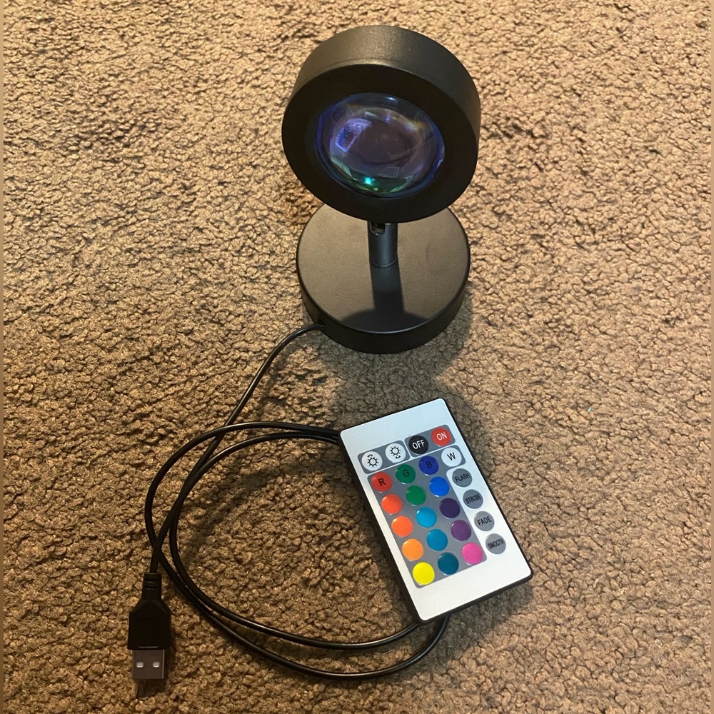 Multi color Sunset lamp